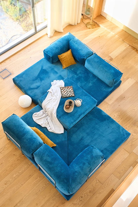 Atelier Del Sofa Kanyon - Indigo Sofá-Cama Esquinero